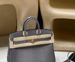 エルメス ブログ HERMES バーキン 25 グレーフォンセ リザード レディース ハンドバッグ エルメス バッグ バック ブランド