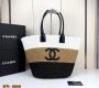 CHANEL ココビーチ スモールトートバッグ マキシ ショッピング バッグ AS6148-B23631-U8673 シャネル トートバッグ 新作