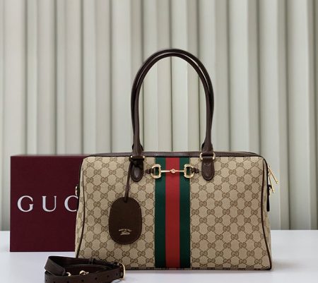 GUCCI ボルセット ラージ ボストンバッグ 本革 866734 FAFV9 9653 グッチ ボストンバッグ レディース