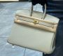 エルメス バーキン 25 パールグレー/ゴールド金具 トゴ レディース ハンドバッグ HERMES エルメス バーキン 定価