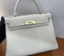 エルメス HERMES ケリー 28 内縫い ブロン トリヨンクレマンス レディース ハンドバッグ G刻印 エルメス ケリー 28 定価