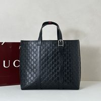gucci ラージ トートバッグ ブラック ＧＧエンブレム 850218 AAFOK 1053 GUCCI トートバッグ メンズ アウトレット